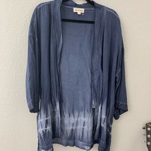 Cloth & Stone | Blue and white Tye Dye Cardigan